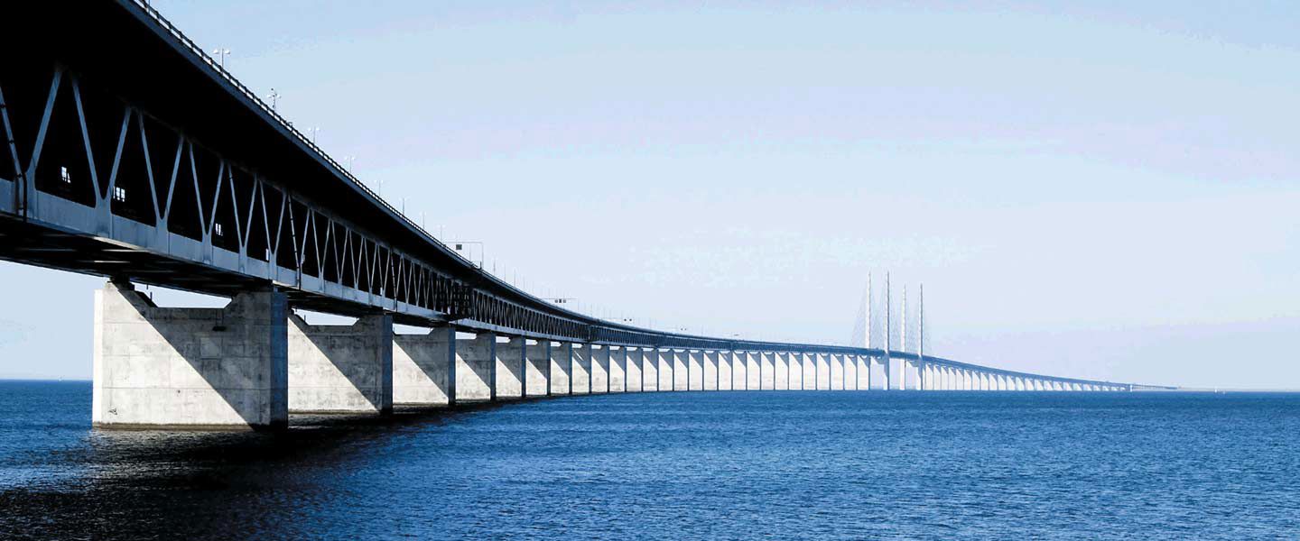 Pont en béton avec silicium