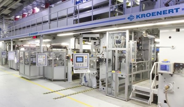 picture of Kroenert coating machines used for testing